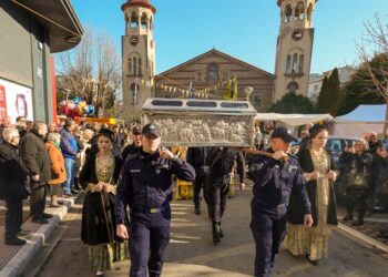 Πολυαρχιερατικό Συλλείτουργο και Ιερά Λιτανεία για τον πολιούχο της Βεροίας Όσιο Αντώνιο τον Nέο