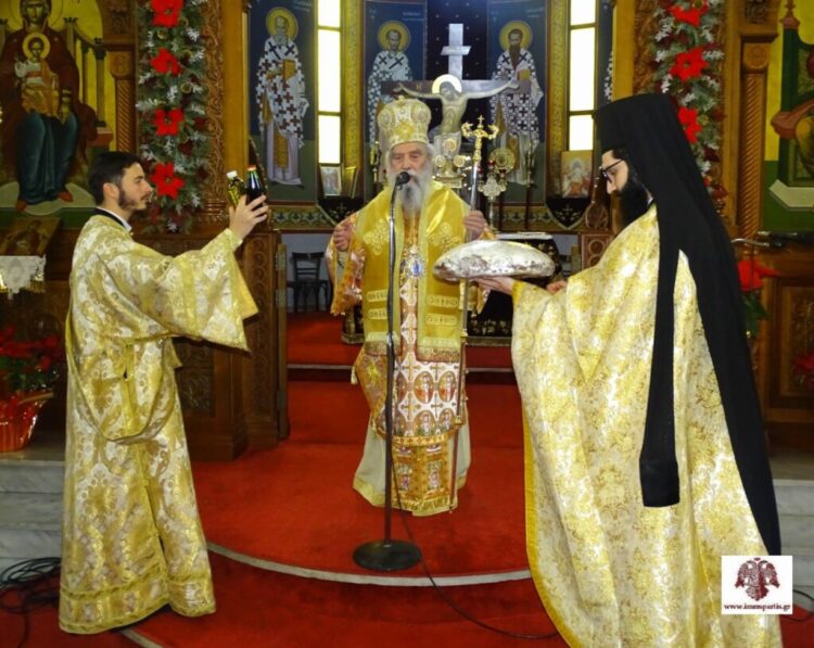 Ο εορτασμός των Τριών Ιεραρχών στον Ι.Ν. Αγίου Νικολάου Σπάρτης