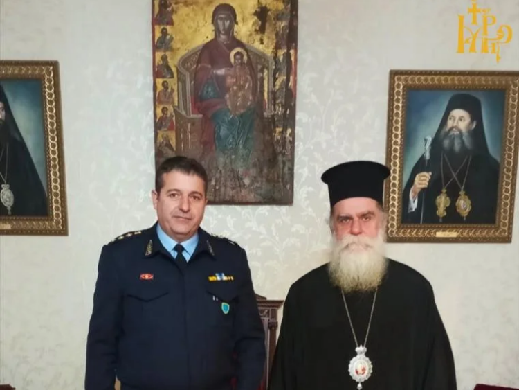 Στον Μητροπολίτη Άρτης ο νέος Διευθυντής της Διεύθυνσης Αστυνομίας Άρτας