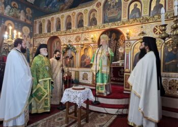 Ο ΕΟΡΤΑΣΜΟΣ ΤΟΥ ΑΓΙΟΥ ΘΕΑΓΕΝΟΥΣ ΣΤΗΝ Ι. ΜΗΤΡΟΠΟΛΗ ΧΑΛΚΙΔΟΣ