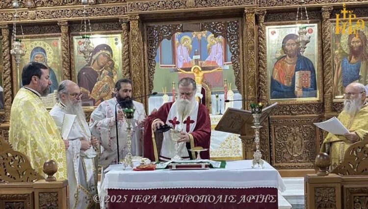 Η Αρχαιοπρεπής Θεία Λειτουργία του Αγίου Γρηγορίου του Θεολόγου στην Άρτα
