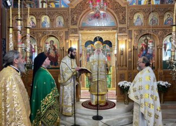 Εγκατάσταση νέου Εφημερίου στον πανηγυρίζοντα Ιερό Ναό του Αγίου Αθανασίου Άνω Λεχωνίων