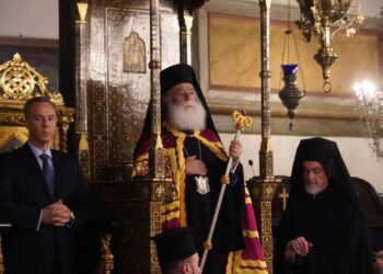 Ο Μ. Εσπερινός της εορτής των Τριών Ιεραρχών στο Φανάρι