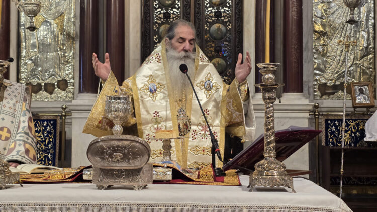 Μητροπολίτης Πειραιώς: Δεν μπορεί η ψυχή του ανθρώπου να γεμίσει από πνευματική ευδαιμονία με τα υλικά πράγματα