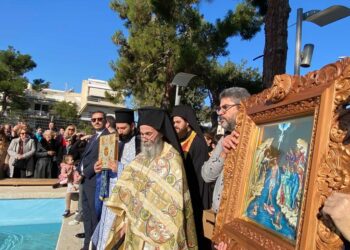 Λαμπρά Θεοφάνεια στην Αγία Φωτεινή Υμηττού