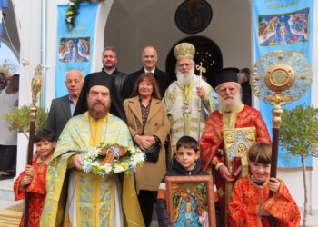 O πρώην Άρτης Ιγνάτιος στο Μενίδι Αιτωλοακαρνανίας  για τα Άγια Θεοφάνεια