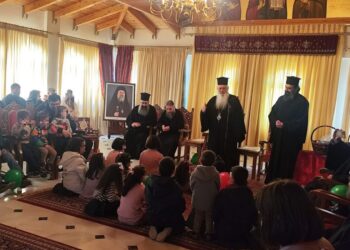 Χριστουγεννιάτικη εκδήλωση για τα παιδιά των κληρικών και των λαϊκών υπαλλήλων – συνεργατών της Μητροπόλεως Θηβών