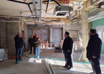 Επίσκεψη  Μητροπολίτη  Τιμοθέου στο υπό κατασκευή «Κέντρο Κοινωνικών Δραστηριοτήτων Καρδίτσης»