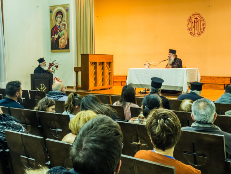 O π. Γεώργιος Σχοινάς στη Σχολή Γονέων της Ι.Μ. Πρεβέζης