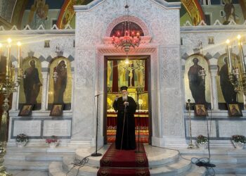Ο Μητροπολίτης Κορίνθου εκκλησιάστηκε στον Καθεδρικό Ναό του Απ. Παύλου στην εορτή της Υπαπαντής