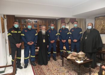 Εθιμοτυπικές επισκέψεις στον Μητροπολίτη Κορίνθου