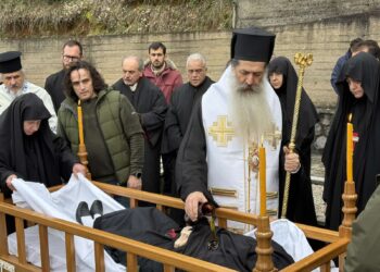 Η Εξόδιος Ακολουθία της Μοναχής Χριστοφόρας