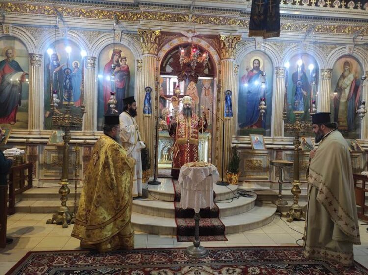 ΑΡΧΙΕΡΑΤΙΚΗ Θ. ΛΕΙΤΟΥΡΓΙΑ ΣΤΟΝ Ι. ΝΑΟ ΑΓΙΟΥ ΙΩΑΝΝΟΥ ΔΕΡΒΕΝΙΟΥ