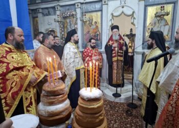 ΕΟΡΤΑΣΜΟΣ ΤΟΥ ΑΓΙΟΥ ΧΑΡΑΛΑΜΠΟΥΣ ΣΤΗΝ ΙΕΡΑ ΜΗΤΡΟΠΟΛΗ ΧΑΛΚΙΔΟΣ