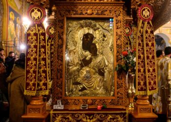 Έχει θησαυρόν των Καλαμών η πόλις Την Υπαπαντήν εικόνα της Παρθένου