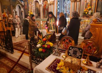 Συνεχίζεται το προσκύνημα της Τιμίας Κάρας του Αγίου Αλεξίου στον Υμηττό