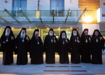 Πολυαρχιερατικός Εσπερινός για την Πολιούχο της Καλαμάτας «Παναγία Υπαπαντή»