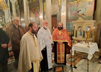 Με λαμπρότητα ο Εσπερινός στην μνήμη του Αγίου Χαραλάμπους για τους Πρεβεζάνους ετεροδημότες της Αθήνας