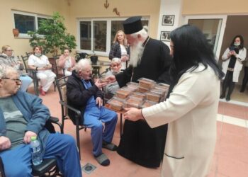Θ. Λειτουργία και Ευλογία βασιλόπιτας στο Θεραπευτήριο Χρονίως Πασχόντων «Ο ΑΓΙΟΣ ΒΛΑΣΙΟΣ»