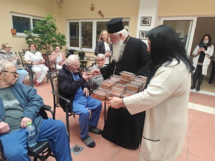 Θ. Λειτουργία και Ευλογία βασιλόπιτας στο Θεραπευτήριο Χρονίως Πασχόντων «Ο ΑΓΙΟΣ ΒΛΑΣΙΟΣ»