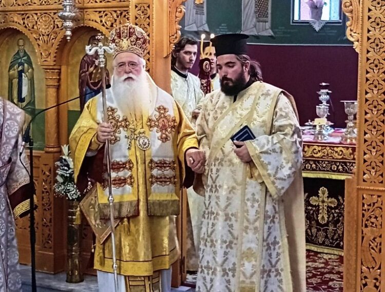 Χειροτονία Διακόνου στον Άγιο Γεράσιμο Βόλου