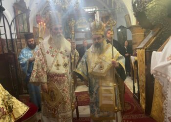 Δισαρχιερατική Θ. Λειτουργία στο Λωβοκομείο Χίου