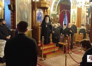 Προηγιασμένη Αρχιερατική Θεία Λειτουργία και συνάντηση πρεσβυτερών στους Μολάους