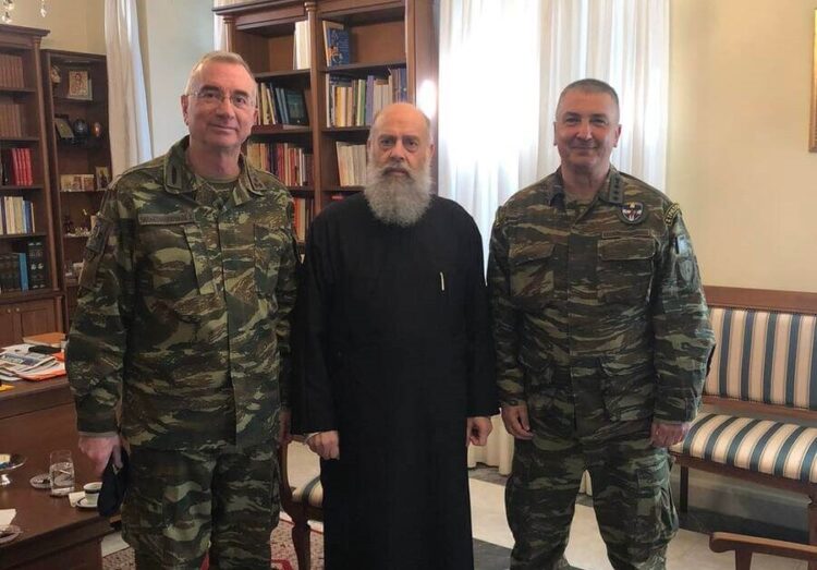 Εθιμοτυπική επίσκεψη στον Μητροπολίτη Θεσσαλιώτιδος από τον Διοικητή της 1ης Στρατιάς