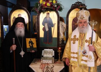 Ο Μητροπολίτης Φωκίδος εγκαινίασε παρεκκλήσιο επ’ ονόματι του Αγίου Χριστοφόρου του Παπουλάκου