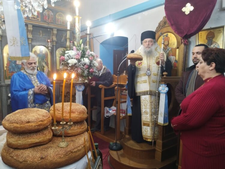 Ο Εσπερινός της εορτής του Ευαγγελισμού, στο Σαγκρί Νάξου