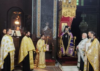 Ε΄ Κατανυκτικός Εσπερινός στον Ι.Μ.Ν. Αγίων Κωνσταντίνου και Ελένης Καρδίτσης