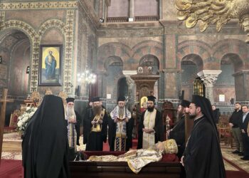 Ο ΜΗΤΡΟΠΟΛΙΤΗΣ ΚΙΤΡΟΥΣ ΓΕΩΡΓΙΟΣ ΤΕΛΕΣΕ ΤΡΙΣΑΓΙΟ  ΣΤΟΝ ΜΗΤΡΟΠΟΛΙΤΗ ΑΝΘΙΜΟ