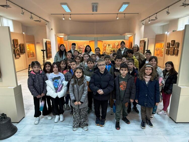 Επίσκεψη μαθητών στον Εκκλησιαστικό και Βυζαντινό Μουσείο της Ι.Μ. Σάμου