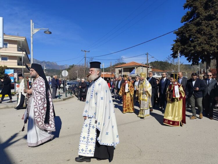 Η εορτή του Αγίου ενδόξου Μεγαλομάρτυρος Θεοδώρου του Τύρωνος στο Μουζάκι
