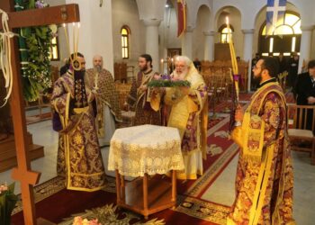 Κυριακή της Σταυροπροσκυνήσεως στον Ιερό Ναό Τιμίου Σταυρού και Αγίου Γεωργίου Στέρνας