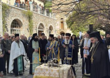 Επέτειος κήρυξης της Επανάστασης στη Ρούμελη στην Ιερά Μονή Οσίου Λουκά
