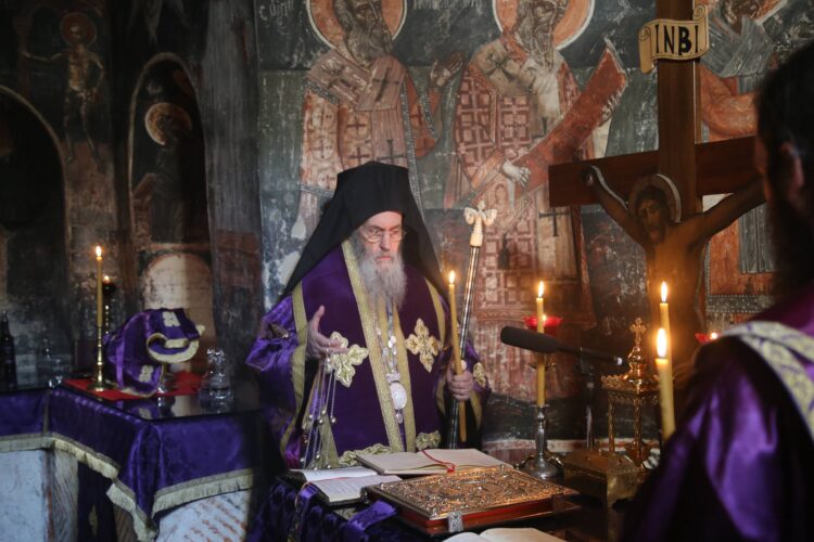 Ἡ πρώτη Θεία Λειτουργία τῶν Προηγιασμένων Τιμίων Δώρων στήν Ἱ.Μ. Βομβοκοῦς Ναυπακτίας