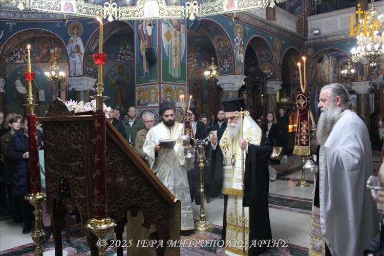 Η Δ΄ Στάση των Χαιρετισμών στην Μητρόπολη Άρτης