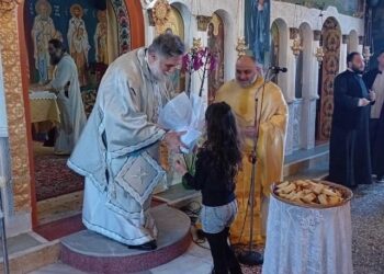 Ο ΕΠΙΣΚΟΠΟΣ ΣΚΟΠΕΛΟΥ ΣΤΟΝ ΘΕΟΛΟΓΟ ΔΙΡΦΥΩΝ ΓΙΑ ΤΗΝ ΕΟΡΤΗ ΤΟΥ ΑΓ. ΓΡΗΓΟΡΙΟΥ ΠΑΛΑΜΑ