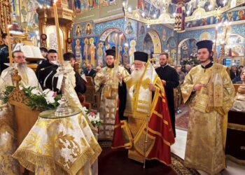«Η Παναγία, το καταφύγιο κάθε πιστού και η πηγή παρηγορίας μας» – Χειροθεσία Πνευματικού στους Αγίους Θεοδώρους Βόλου