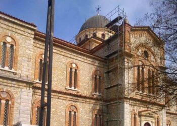 Ξεκίνησε η αποκατάσταση του Ι. Ν. Κοιμήσεως της Θεοτόκου Αμπελώνος