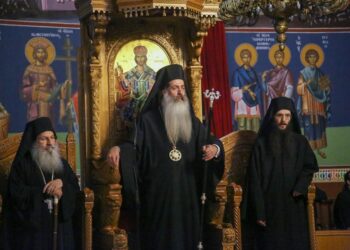 Ο Καθηγούμενος Αρχιμ. Ελισσαίος Σιμωνοπετρίτης στην Λαμία