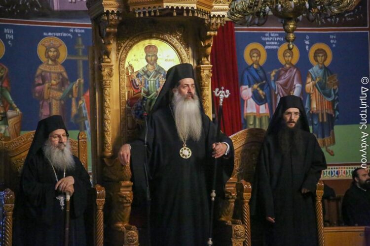 Ο Καθηγούμενος Αρχιμ. Ελισσαίος Σιμωνοπετρίτης στην Λαμία