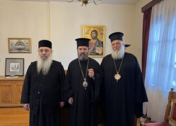 ΜΕ ΤΟΝ ΝΕΟ ΑΡΧΙΕΠΙΣΚΟΠΟ ΑΛΒΑΝΙΑΣ ΣΥΝΑΝΤΗΘΗΚΕ Ο ΜΗΤΡΟΠΟΛΙΤΗΣ ΚΕΡΚΥΡΑΣ