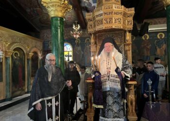 Προηγιασμένη Θεία Λειτουργία στον Πλατύκαμπο