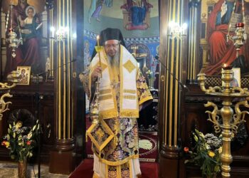 Η πρώτη Προηγιασμένη Θεία Λειτουργία στη Ραψάνη