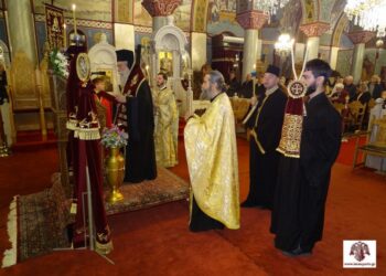 Η Γ΄ Στάση των Χαιρετισμών στον Ι.Ν. Οσίου Νίκωνος Σπάρτης