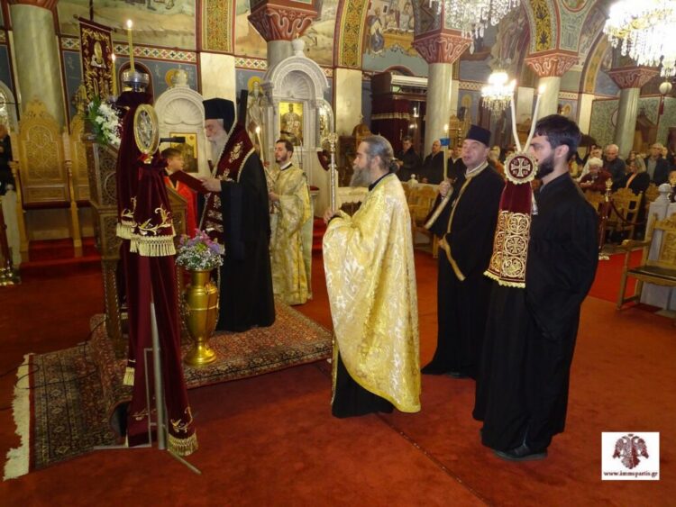 Η Γ΄ Στάση των Χαιρετισμών στον Ι.Ν. Οσίου Νίκωνος Σπάρτης