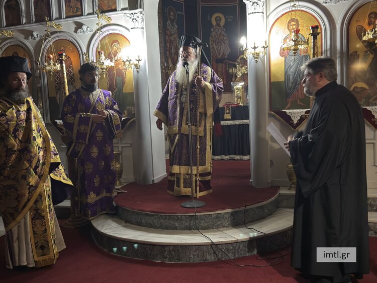 Θεία Λειτουργία Προηγιασμένων Τιμίων Δώρων στον Ι.Ναό Αγίου Χαραλάμπους Αλιάρτου