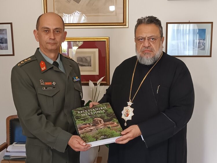 Στον Μητροπολίτη Μεσσηνίας ο νέος Διοικητής του 9 ου ΣΠ-ΚΕΝ Καλαμάτας